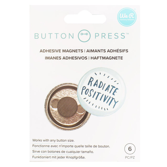 Imanes Adhesivos Button Press