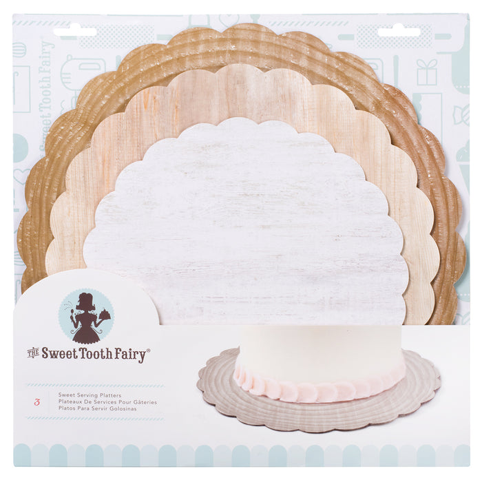 Sweet Serving Platters Wood Sweet Tooth Fairy