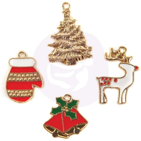 Ornamenti natalizi in metallo e bretelle