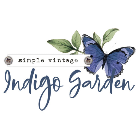 Simple Vintage Indigo Garden