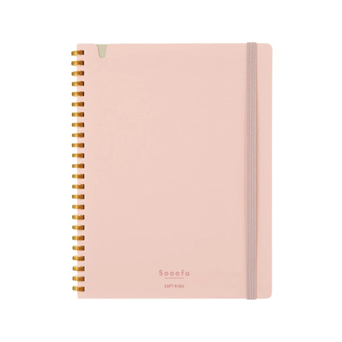 Libreta de Anillas Kokuyo Notebook Sooofa Rosa