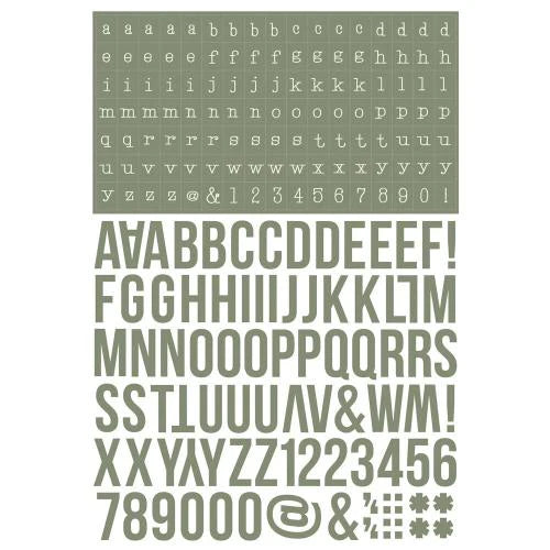 Alphabet-Aufkleberbuch Farb-Vibe Dunkel