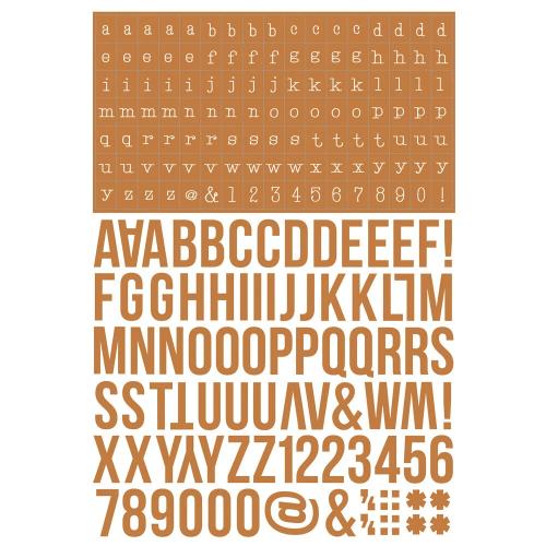 Alphabet-Aufkleberbuch Farb-Vibe Dunkel