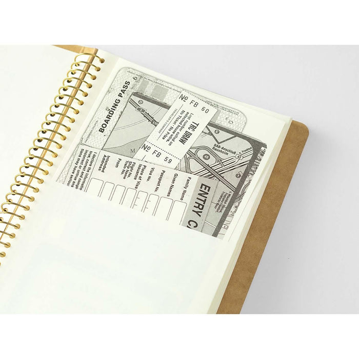 TRC SPIRAL RING NOTEBOOK (A5 Slim) Paper Pocket