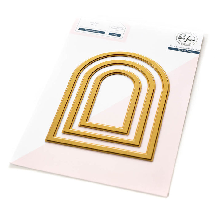 Placa Hot Foil Nested Arches