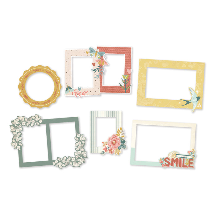 Chipboard Frames Wildflower