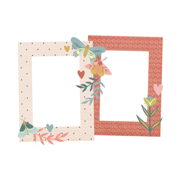 Chipboard Frames Wildflower