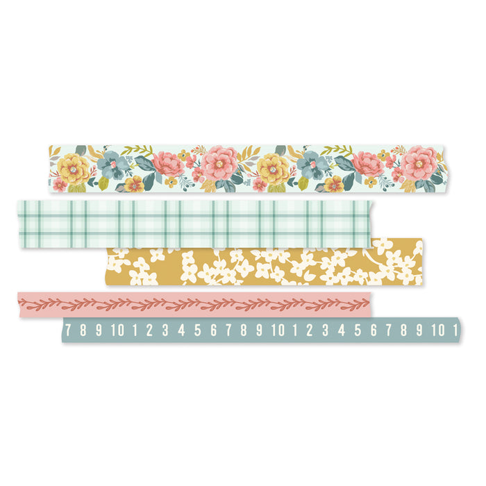 Ruban Washi Fleurs Sauvages