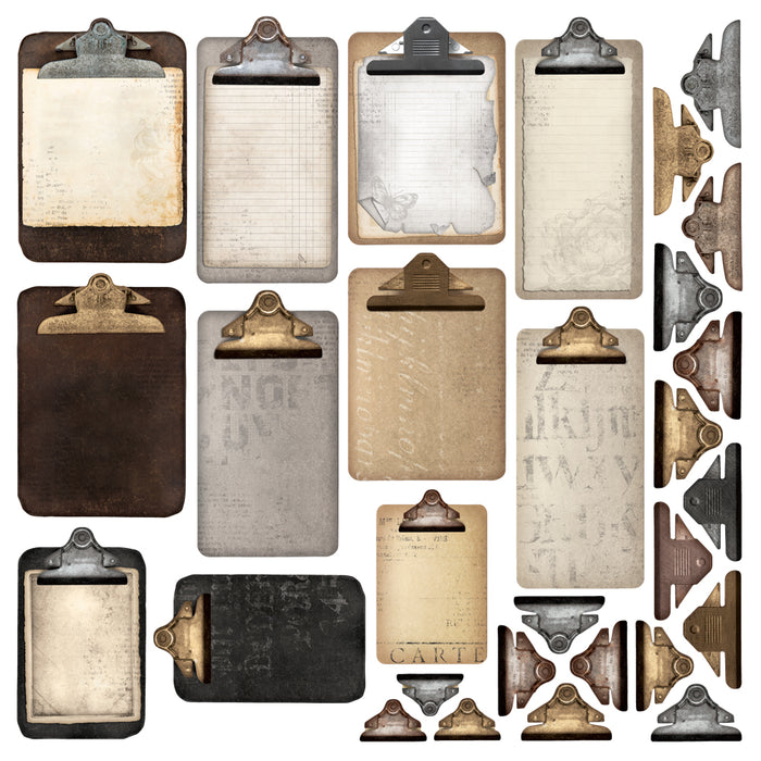 Chipboard Clipboard Simple Vintage Essentials