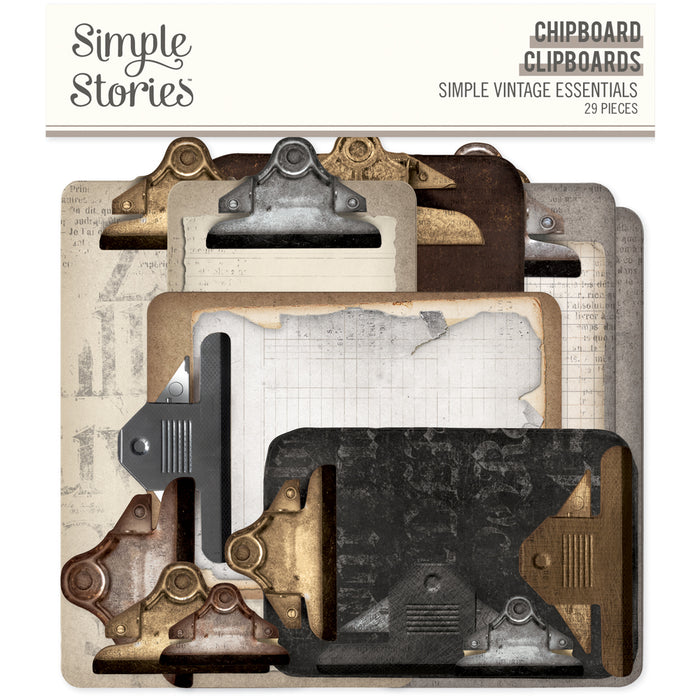 Chipboard Clipboard Simple Vintage Essentials