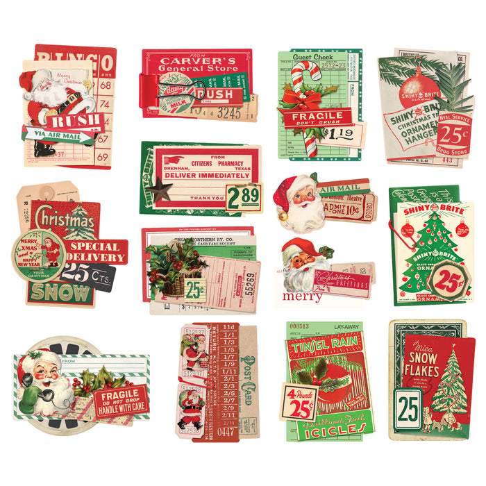 Layered Bits & Pieces Simple Vintage Dear Santa