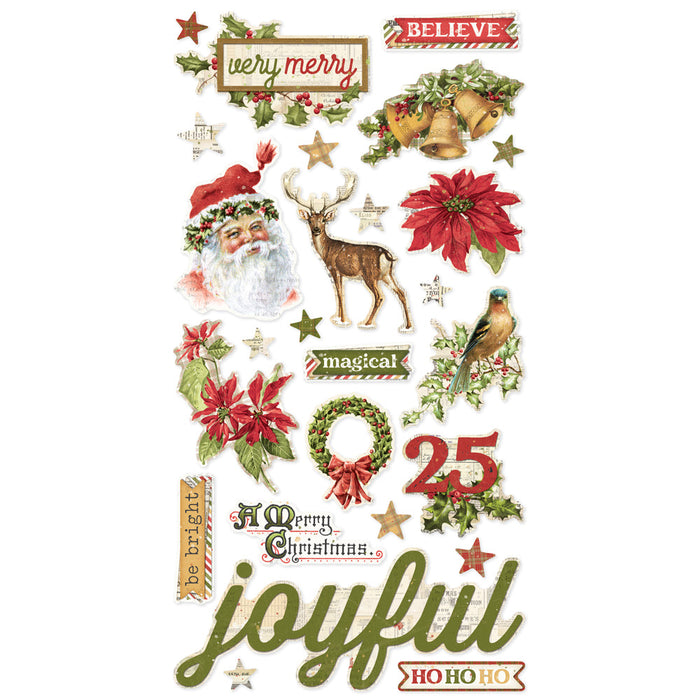 Chipboard Simple Vintage Yuletide