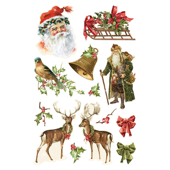 Sticker Book Simple Vintage Yuletide