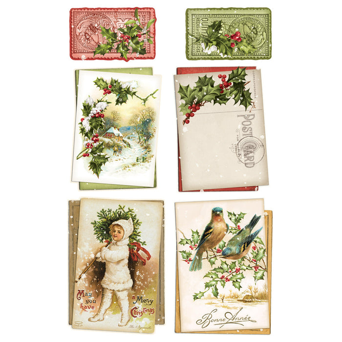 Sticker Book Simple Vintage Yuletide