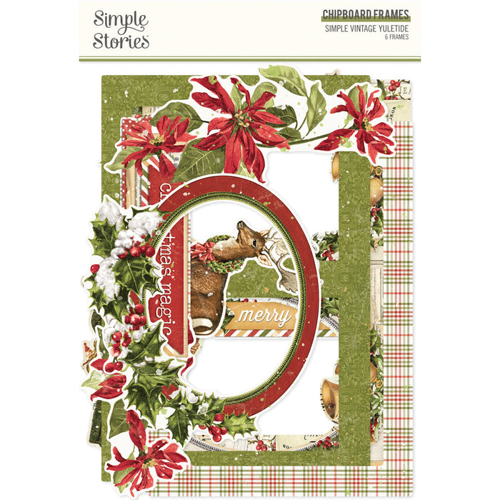 Chipboard Frames Simple Vintage Yuletide