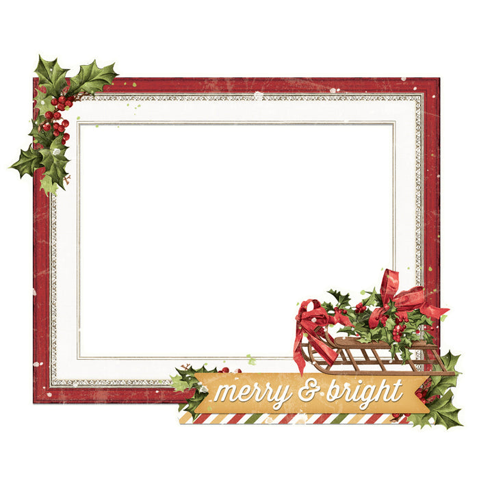 Chipboard Frames Simple Vintage Yuletide