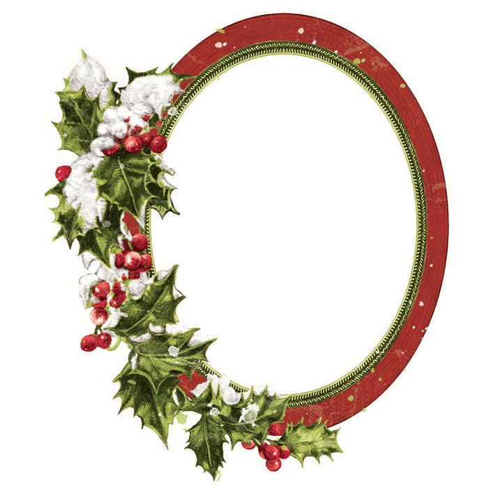 Chipboard Frames Simple Vintage Yuletide