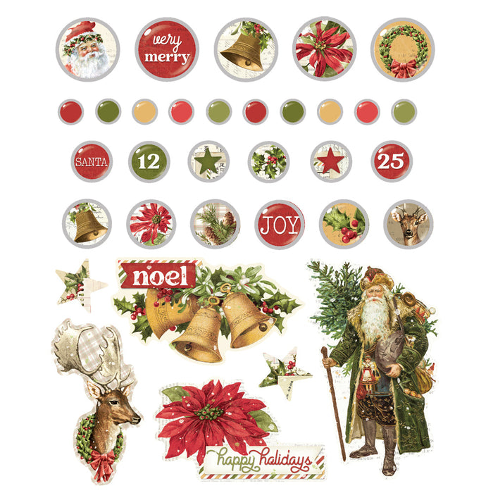 Decorative Brads Simple Vintage Yuletide