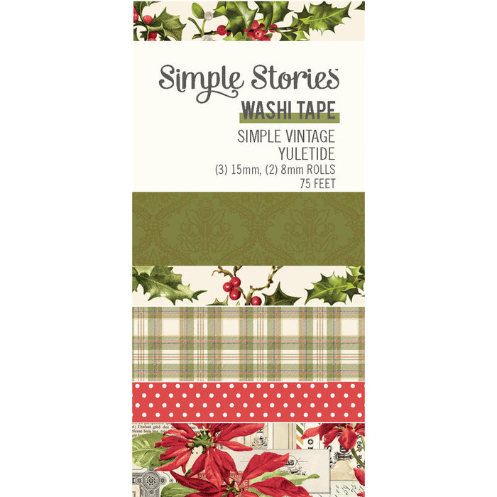 Washi Tape Simple Vintage Yuletide