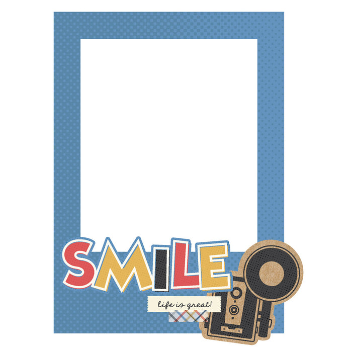 Chipboard Frames Say Cheese Classic Mouse