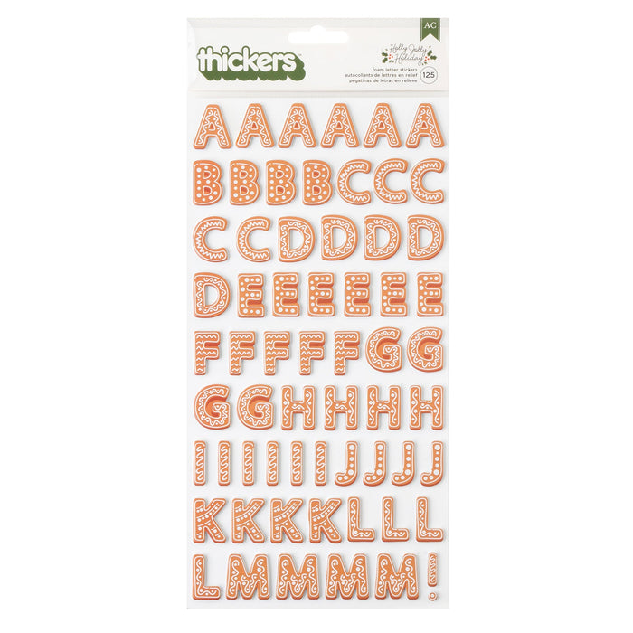 Alphabet de vacances Holly Jolly en mousse