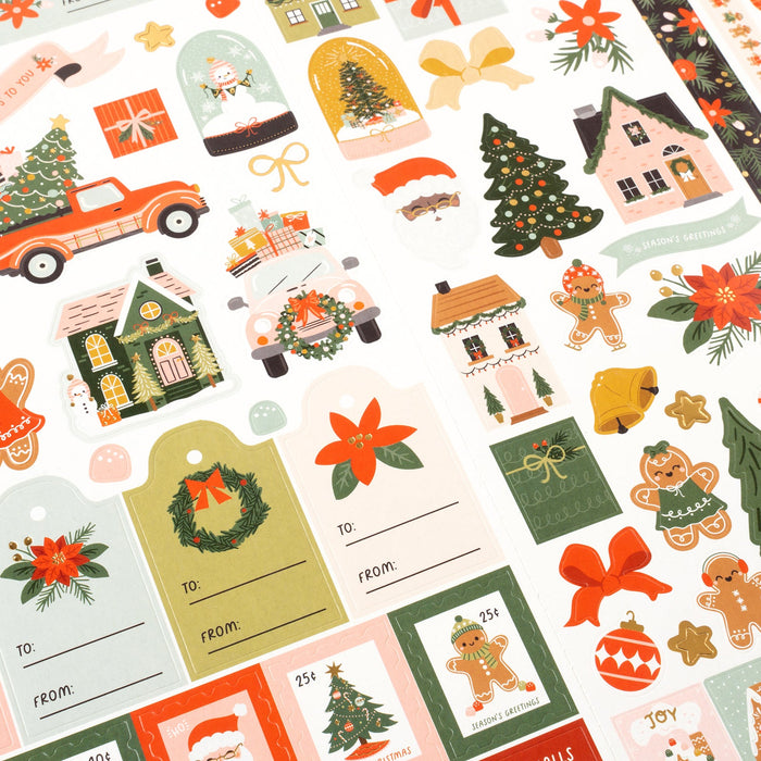 Holly Jolly Holiday Sticker Sheet