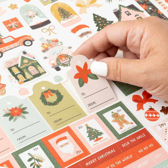 Holly Jolly Holiday Sticker Sheet