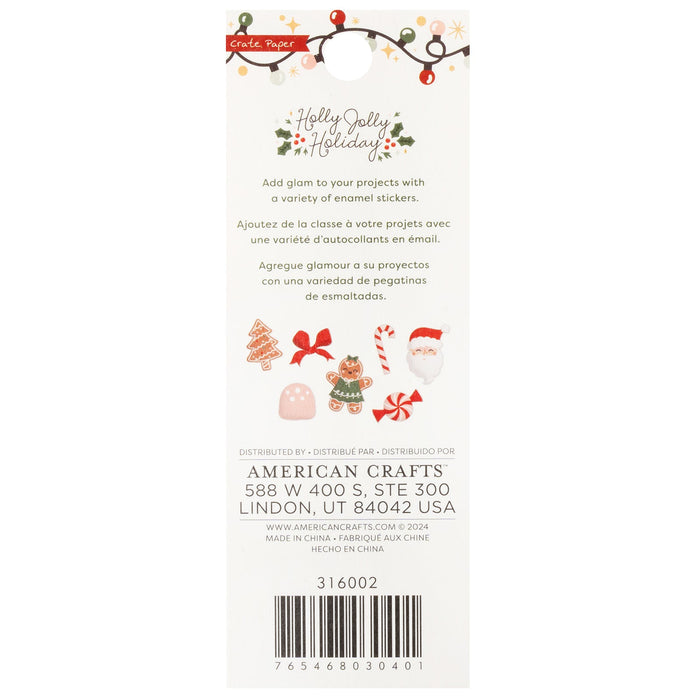 Enamel Dots Holly Jolly Holiday