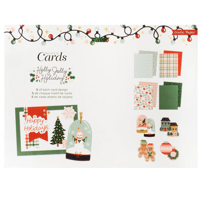 Kit de cartes de vœux Holly Jolly