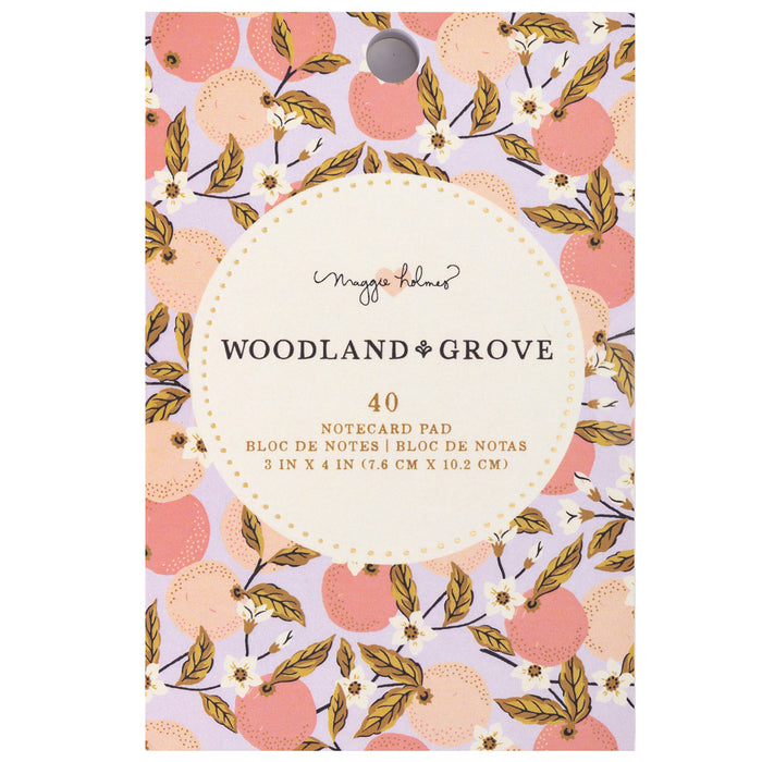 Bloc de cartes de journalisation Woodland Grove