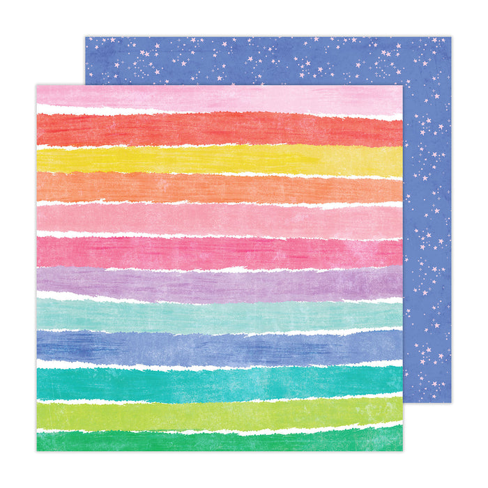 Bright Stripes Cool Girl Paper
