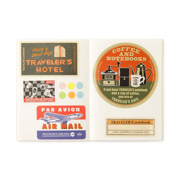 TRAVELER'S notebook Passport 017 Refill Sticker Release Paper