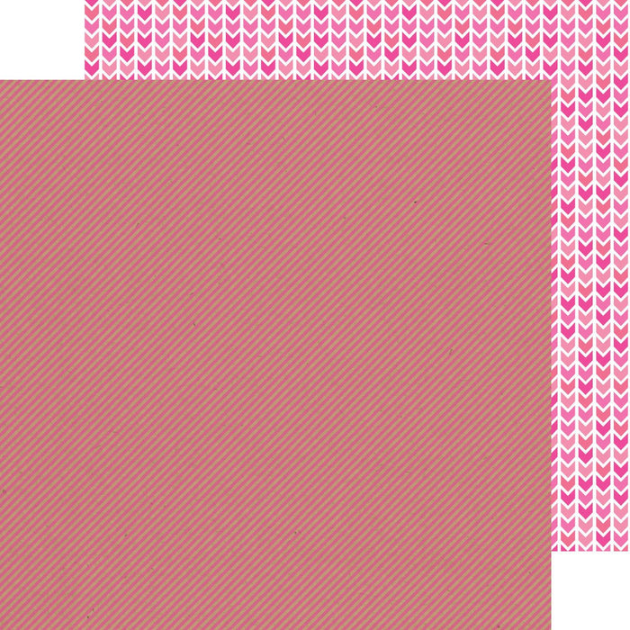 Papel Bubblegum Stripe-Arrows  Kraft  in Color