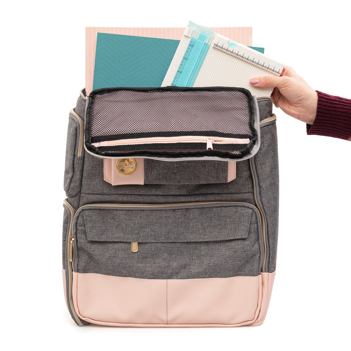 Pink Crafter Backpack by We R Memory Keepers