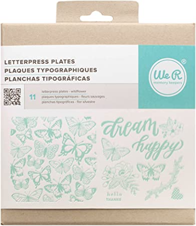Wildflower Printing Plate Set Letterpress