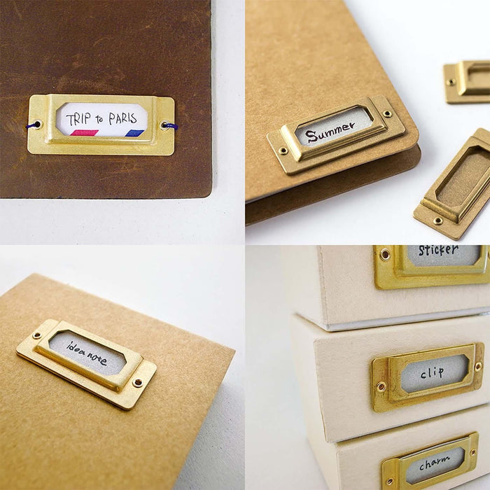 TRC BRASS Label Plate