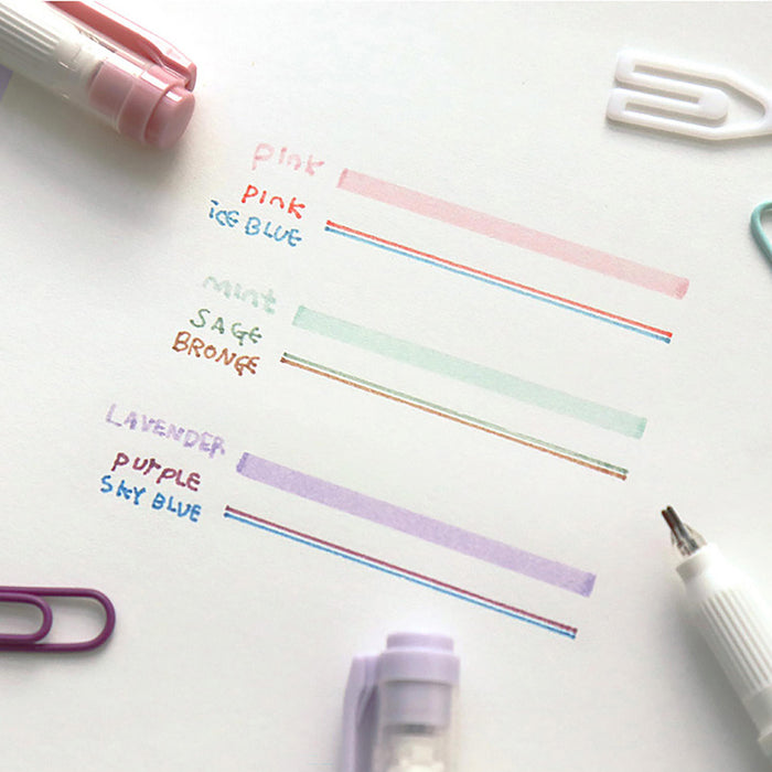 Double line deco pen 01 Spring