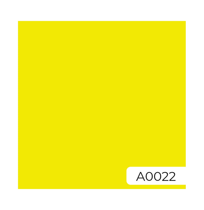 Textile vinyl PS FILM Fluor Yellow 30x50