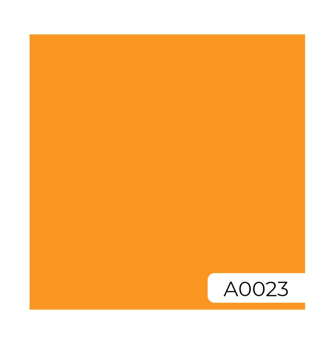 Textile vinyl PS FILM Fluor Orange 30x50