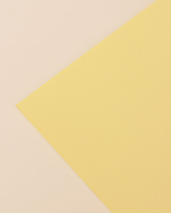 Tissu texturé de base 10"x12" couleur jaune canari doux