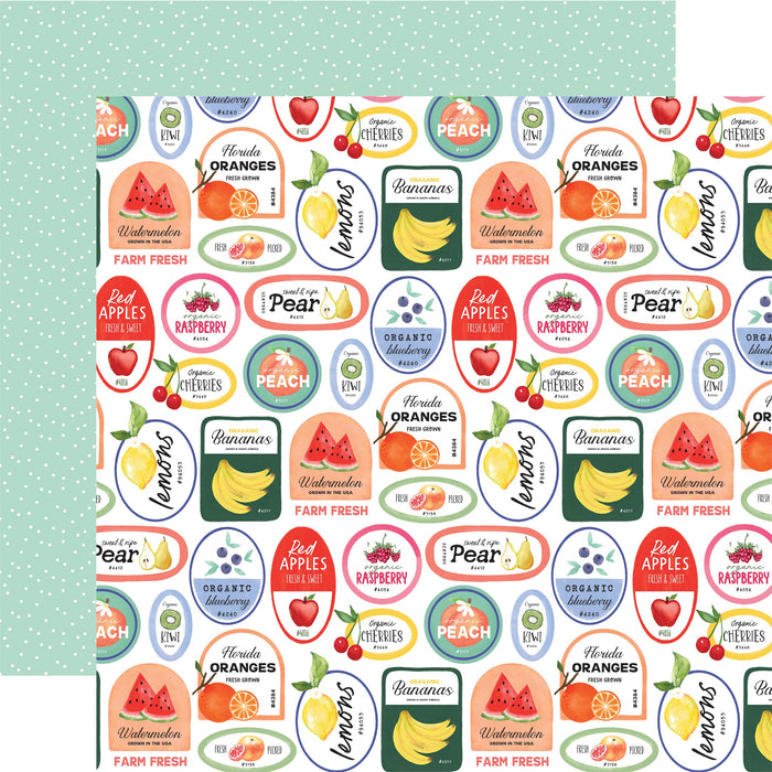 Papel Produce Labels Fruit Stand
