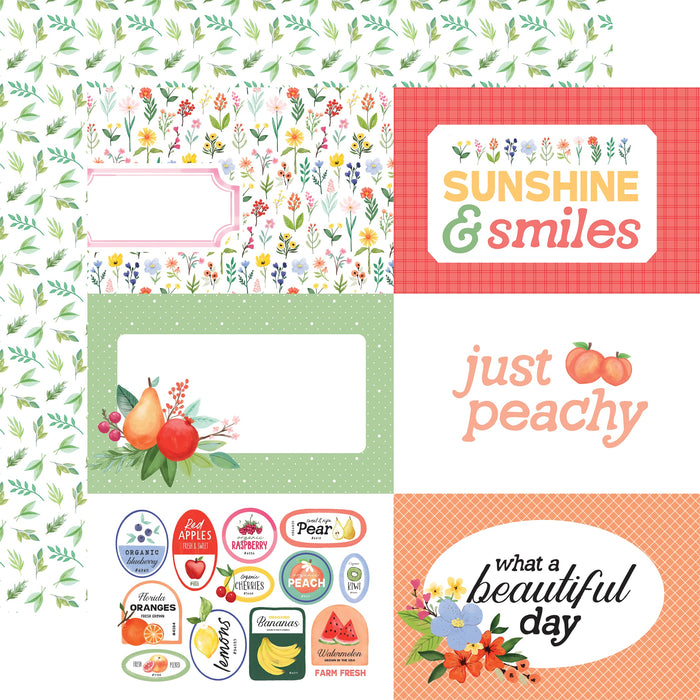 Papel 6x4 Journaling Cards Fruit Stand