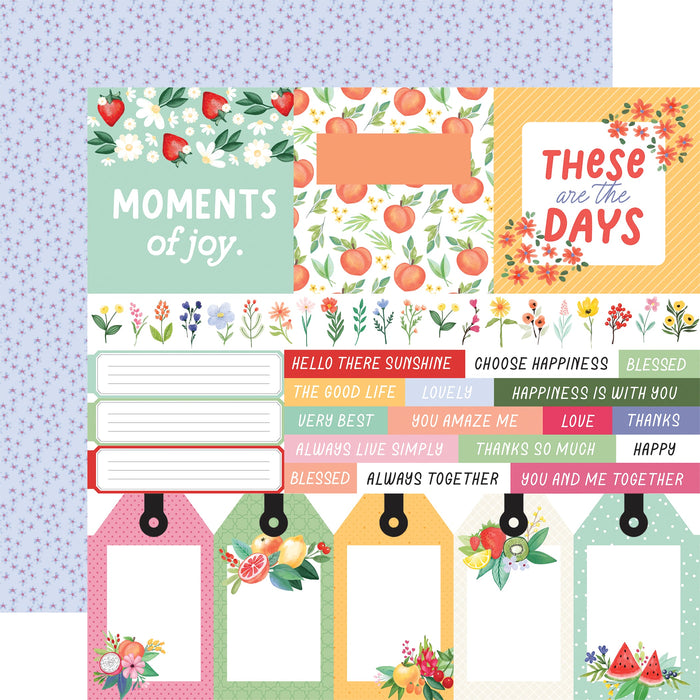 Papel Sunshine Journaling Cards Fruit Stand