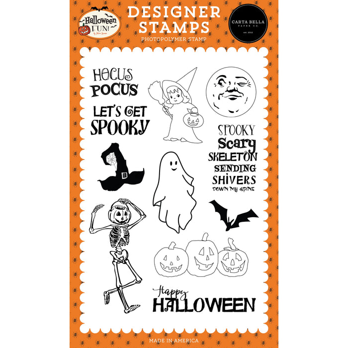 Spooky Scary Stamp Set Halloween Fun