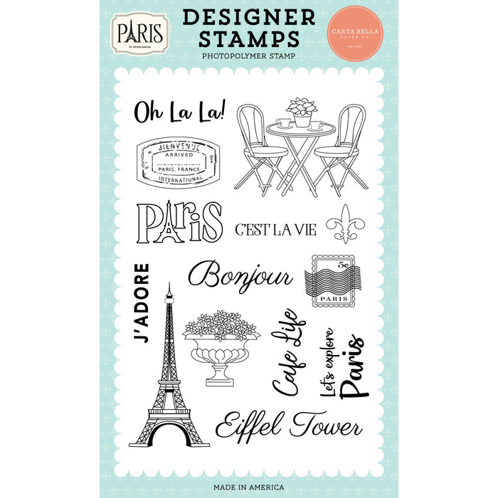 Cafe Life Stamp Set Paris