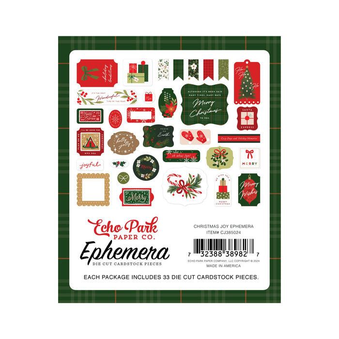 Ephemera Christmas Joy