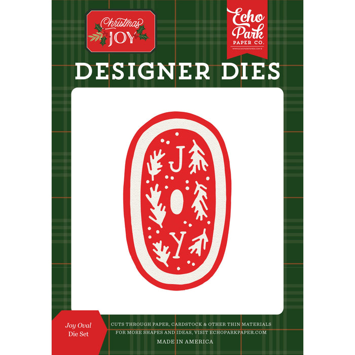 Joy Oval Die Set Christmas Joy