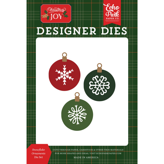 Snowflake Ornaments Die Set Christmas Joy