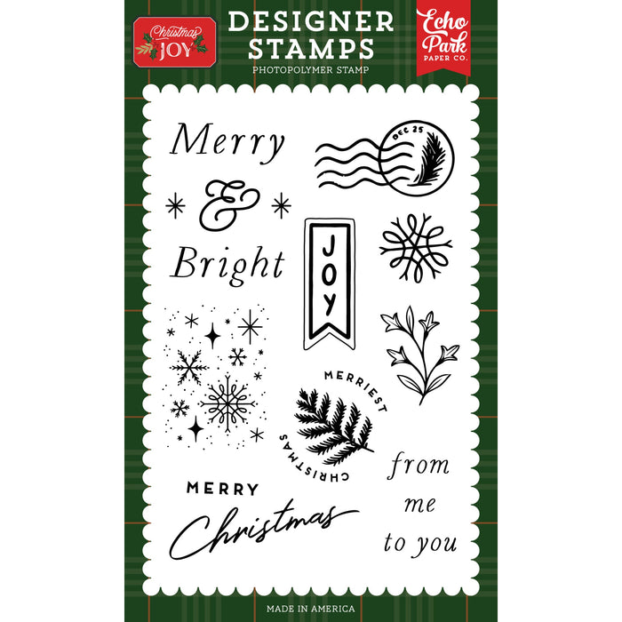 Merriest Christmas Stamp Set Christmas Joy