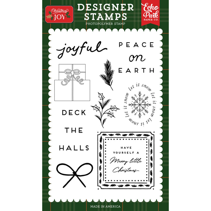 Joyful Sprigs Stamp Set Christmas Joy